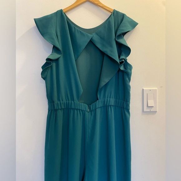 Turquoise Formal Jumpsuit - Picture 4 of 8